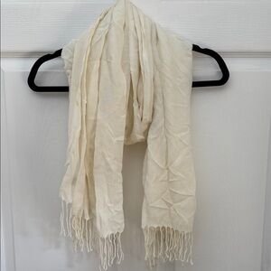 Elegant Cream Scarf